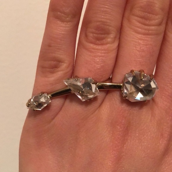 Alexis Bittar Jewelry - Alexis Bittar. Very nice three stone ring in size 6-7